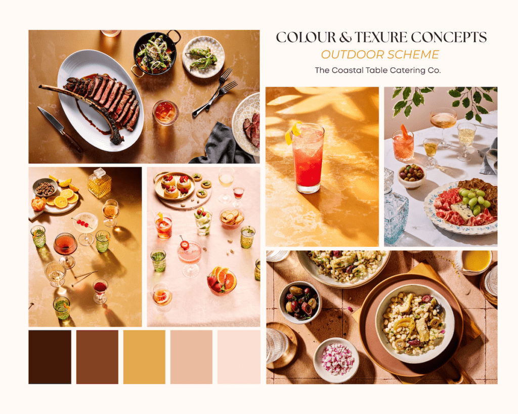 mood boards for food photography