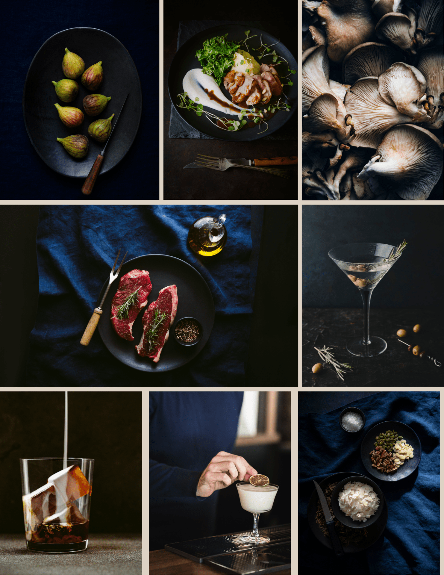 Mood Board Dark