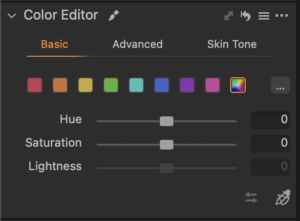 Basic Color Editor