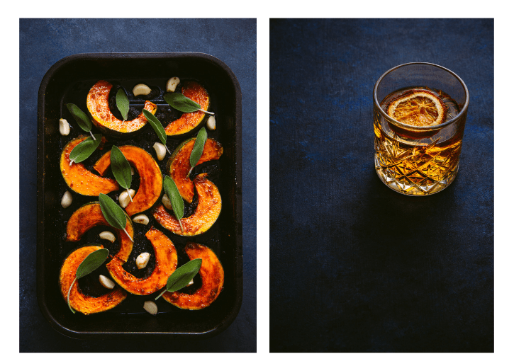 warm and cool food photography